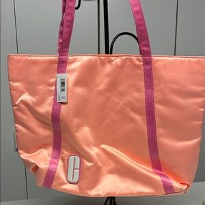Clinique Peach and Pink Tote Bag